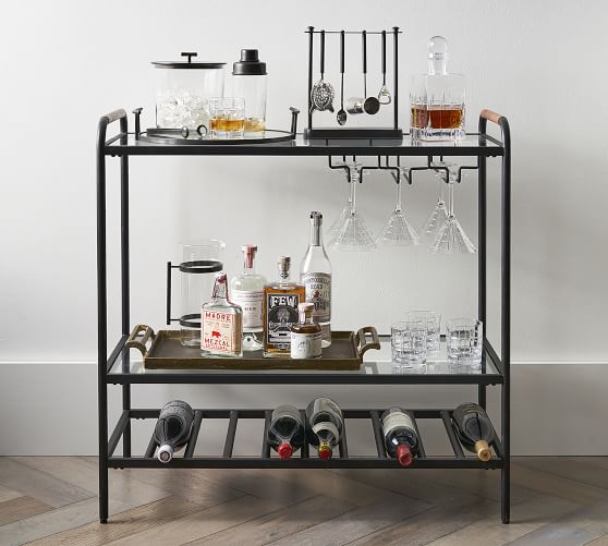 Hugo Metal Bar Console (35")
