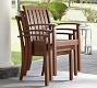 Chatham Mahogany Stackable Outdoor Dining &amp; Armchairs