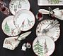 Forest Gnome Yuletide Stoneware Salad Plates - Set of 4
