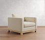 Jake Tufted Seadrift Wood Base Chair