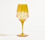 Antique Cut Wine Stem Glasses - Set of 4