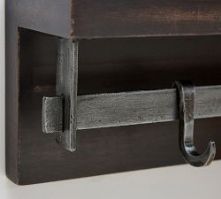 Duncan Bronze 6-Hook 30" Shelf