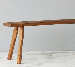Found Reclaimed Wood Bench