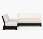 Malibu Metal Platform 3-Piece Outdoor Loveseat Sectional (99&quot;)