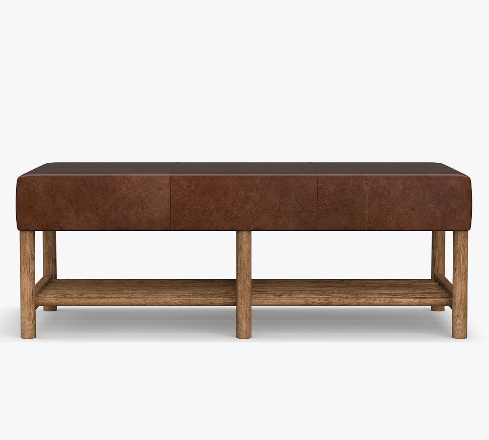 Open Box: Clyde Leather Ottoman