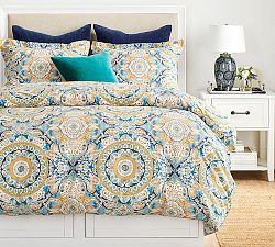 Izzy Medallion Organic Cotton Duvet Cover & Shams