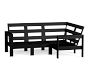 Malibu Metal 4-Piece Outdoor Sectional (85&quot;)