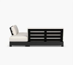 Malibu Metal Platform 3-Piece Outdoor Loveseat Sectional (99&quot;)