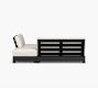 Malibu Metal Platform 3-Piece Outdoor Loveseat Sectional (99&quot;)