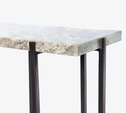 Bancroft Marble Rectangular End Table