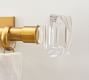 Glass Square Finial - Set of 2