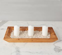 Open Box:  Reclaimed Wood Dough Bowl