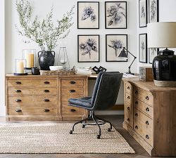 Miller Ceramic Table Lamp, Black (25&quot;-32&quot;)