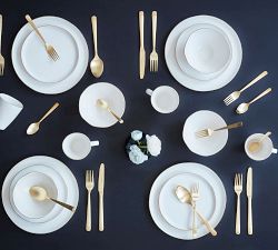 Abbesses Porcelain Large Platters, Set of 4