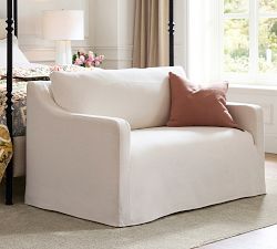 Maxine Slipcovered Sofa (56&quot;&ndash;80&quot;)