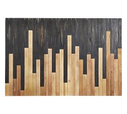 Mixed Teak Wood Wall Art
