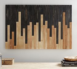 Mixed Teak Wood Wall Art