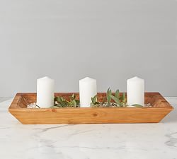 Open Box:  Reclaimed Wood Dough Bowl