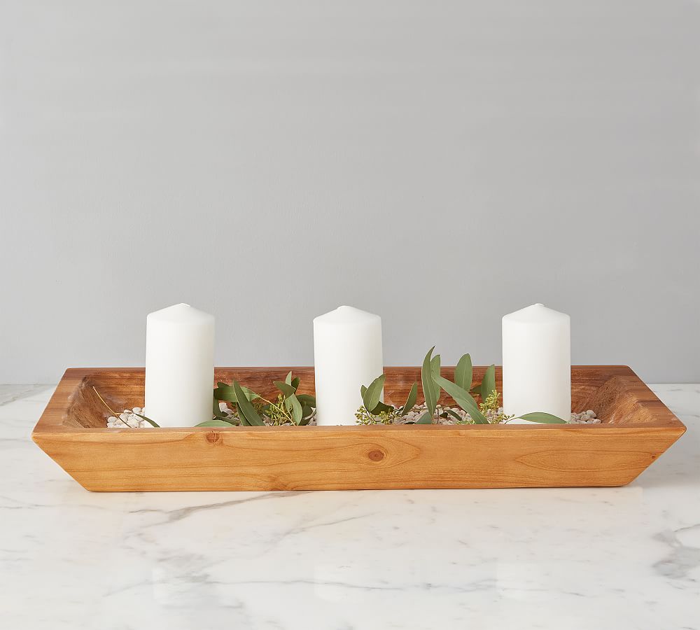 Open Box:  Reclaimed Wood Dough Bowl