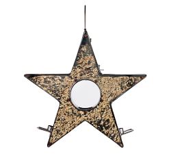 Star Shaped Copper Fly Thru Bird Feeder