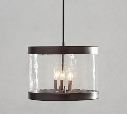 Murano Metal &amp; Glass Pendant (19&quot;)