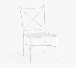 Open Box: Verona Outdoor Bistro Chair Frame, White