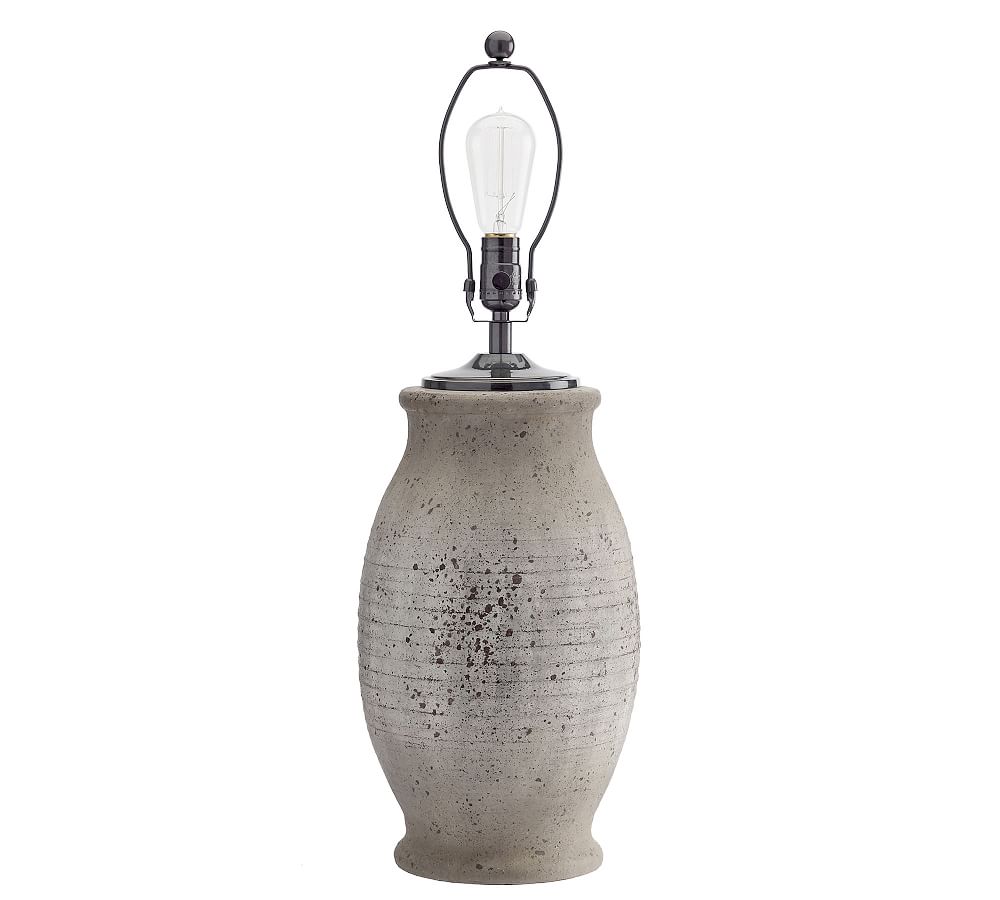Open Box: Maddox Ceramic 27" Table Lamp Base - Rustic Gray