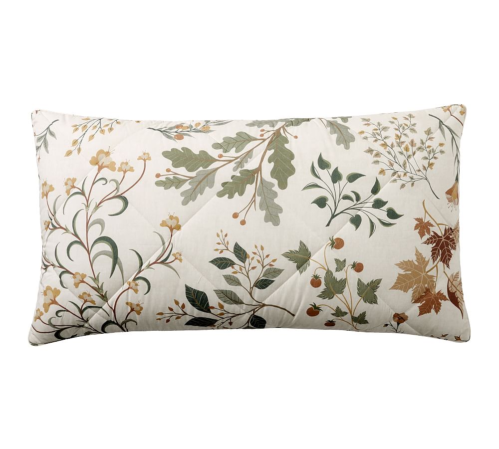 Autumn Botanical Percale Comforter Sham - Set of 2
