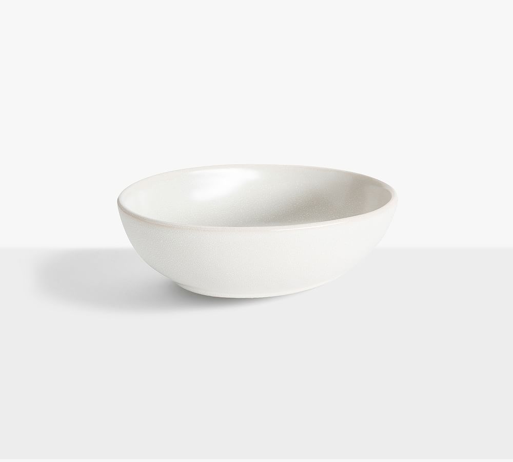 Mason Stoneware Oval Serving Bowls - Small (6.5" W x 8.25" L) - Ivory