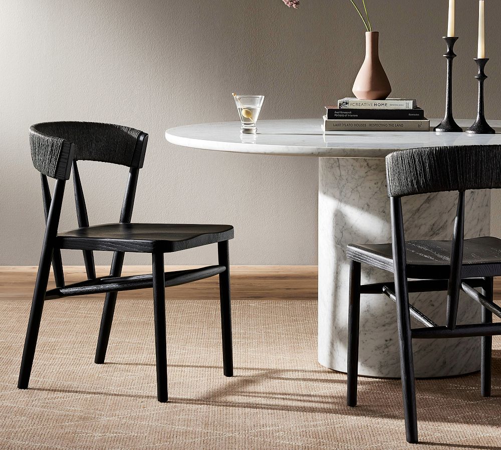Open Box: Nellie Dining Chair - Black Oak-1135971