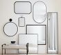 Berke Narrow Iron Frame Floor Mirror