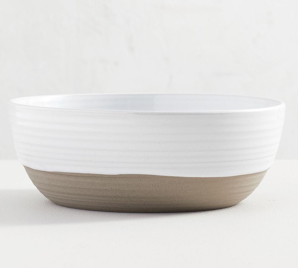 Quinn Handcrafted Stoneware Serving Bowl