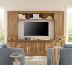 Aubrey 6-Piece Storage Cabinet with Shelf Set (108&quot;)