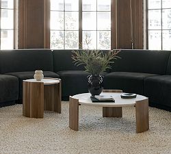Laurie Round Marble Coffee Table (35&quot;)
