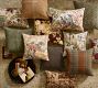 Fantastical Forest Embroidered Lumbar Pillow