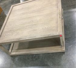 Open Box: Modern Warm Natural Coffee Table, 40&quot;L
