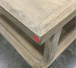 Open Box: Modern Warm Natural Coffee Table, 40&quot;L