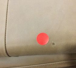 Open Box: Parker Leather Power Swivel Glider Recliner