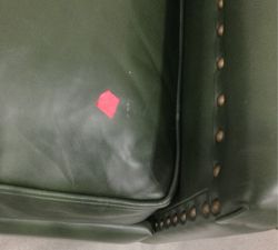 Open Box: Tyler Square Arm Leather Manual &amp; Power Recliner