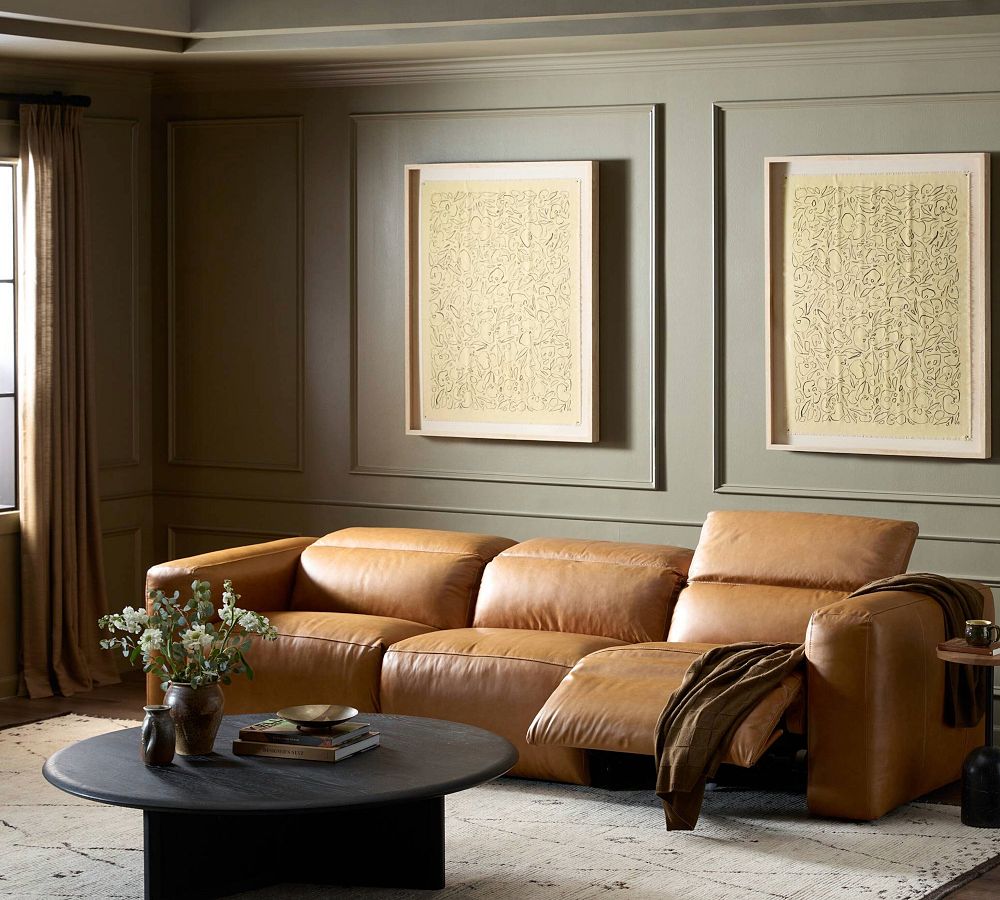 Lennox 3-Piece Leather Power Reclining Grand Sofa (121&quot;)