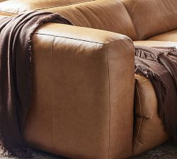 Lennox 5-Piece Leather Power Reclining Sectional