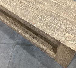 Open Box: Palisades Rectangular Reclaimed Wood Coffee Table (66&quot;)