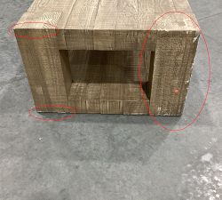 Open Box: Palisades Rectangular Reclaimed Wood Coffee Table (66&quot;)