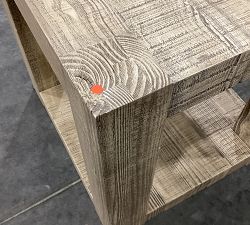 Open Box: Palisades Rectangular Reclaimed Wood Side Table (24&quot;)