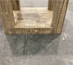 Open Box: Palisades Rectangular Reclaimed Wood Side Table (24&quot;)
