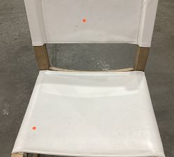 Open Box: Segura Leather Dining Chair - Singature Chalk, Seadrift finish