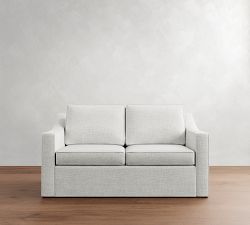 Cameron Slope Arm Slipcovered Sofa (60&quot;&ndash;95&quot;)