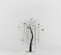 Lit Twinkling Willow Tree