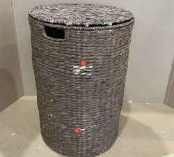 Open Box:  Seagrass Handcrafted Round Hamper
