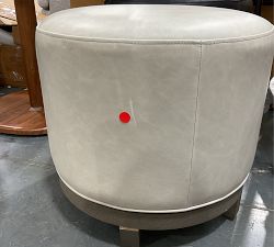 Open Box: Jake Leather Swivel Stool